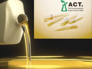 Huile de friture et cône